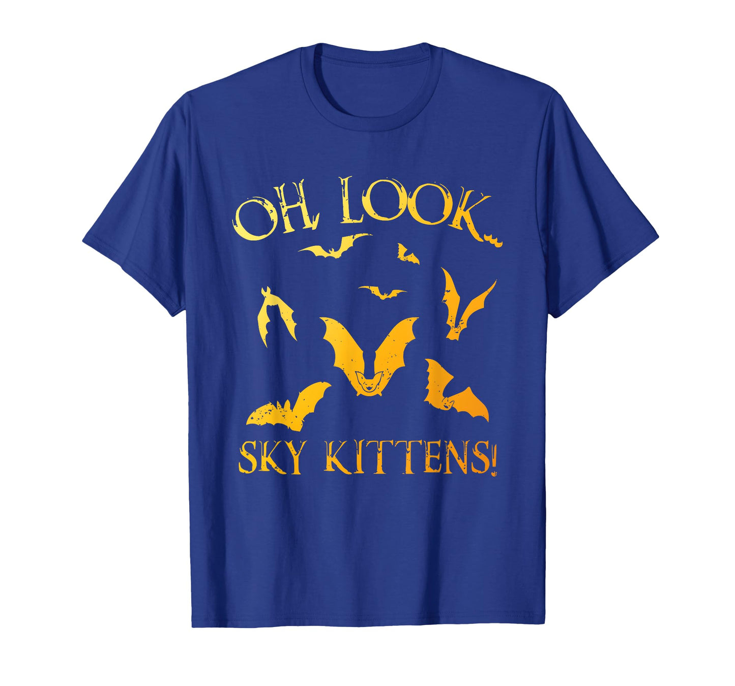 Funny Bat Art For Men Women Kids Sky Kitten Bat Lovers T-Shirt