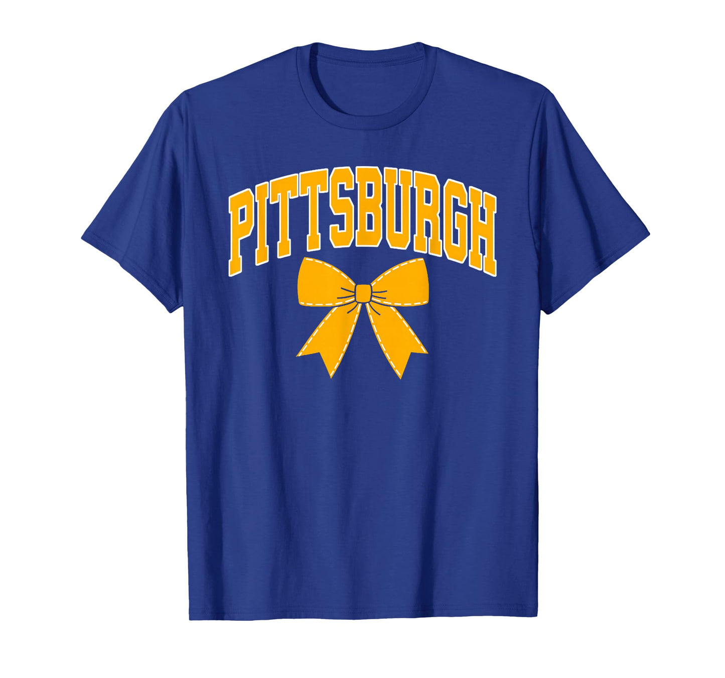 Pittsburgh Coquette Bow Design for Women Girls Sisters Kids T-Shirt