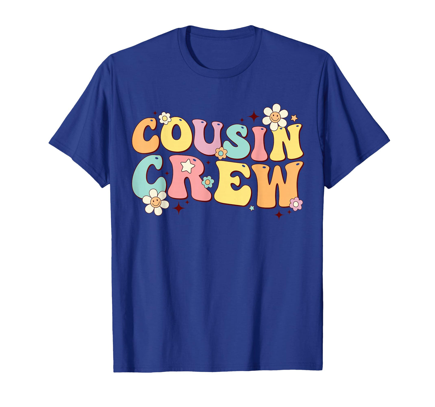 Cousin Crew Retro Groovy Summer Vacation Family Trip Toddler T-Shirt