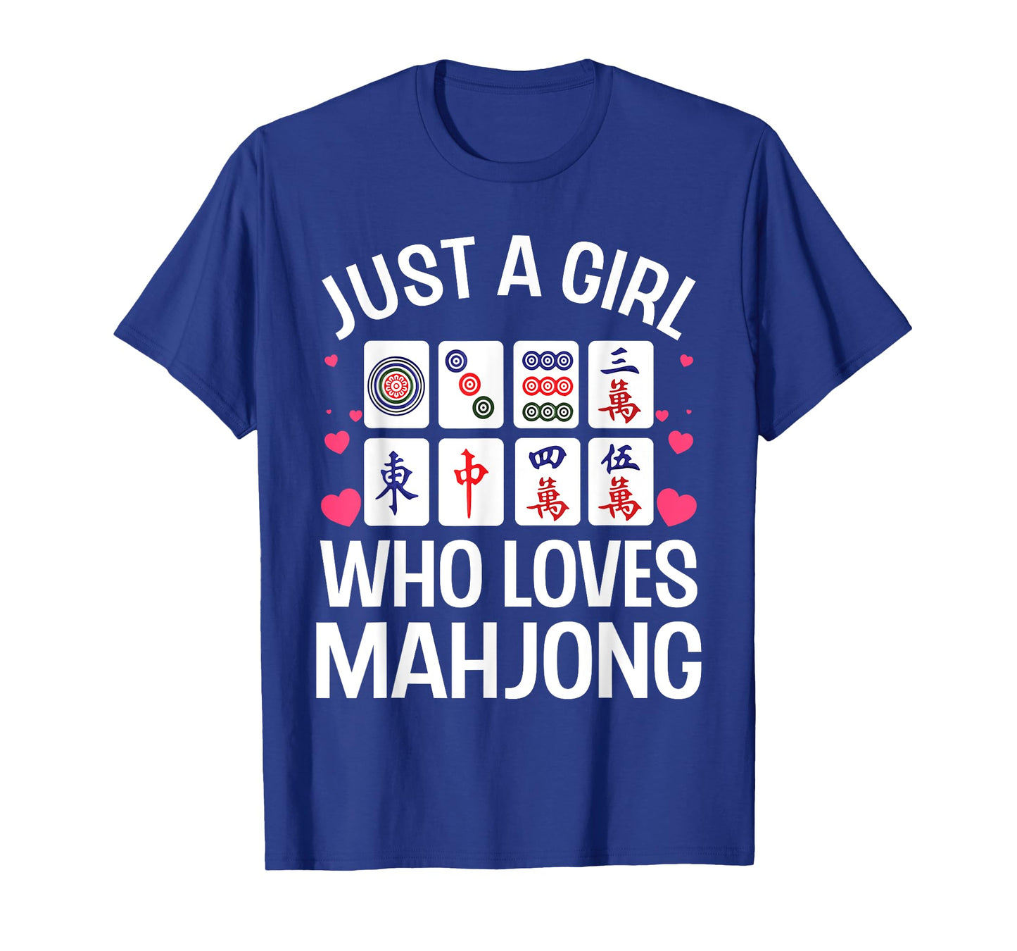 Funny Mahjong Design For Girls Women Chinese Mahjong Players T-Shirt