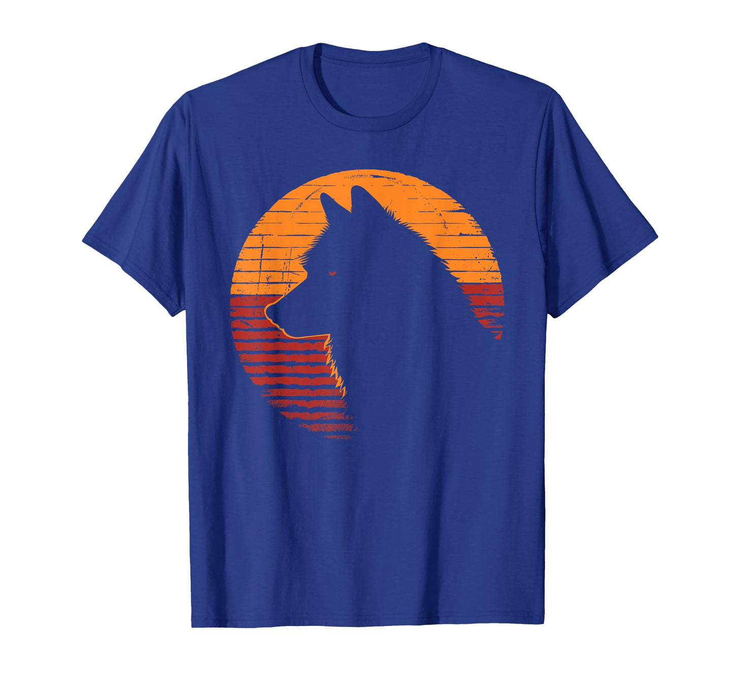 Wolf Retro Vintage 80s 90s - Wolf Wild Animals Lover Gift T-Shirt