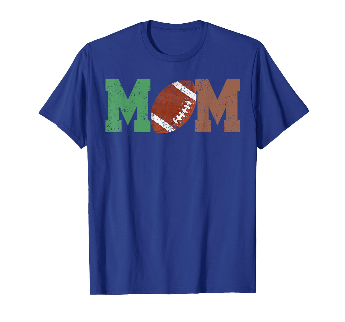 Mom of The 1 Year Old Football 1st Year Down Birthday Party T-Shirt