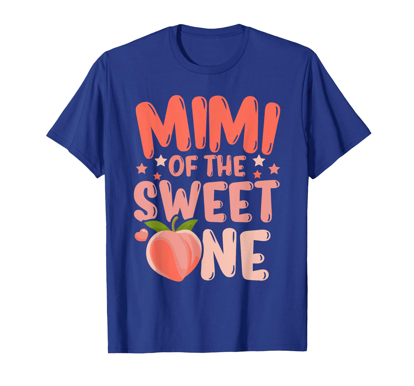 Funny Mimi Of The Sweet One Cute Peach First Birthday T-Shirt