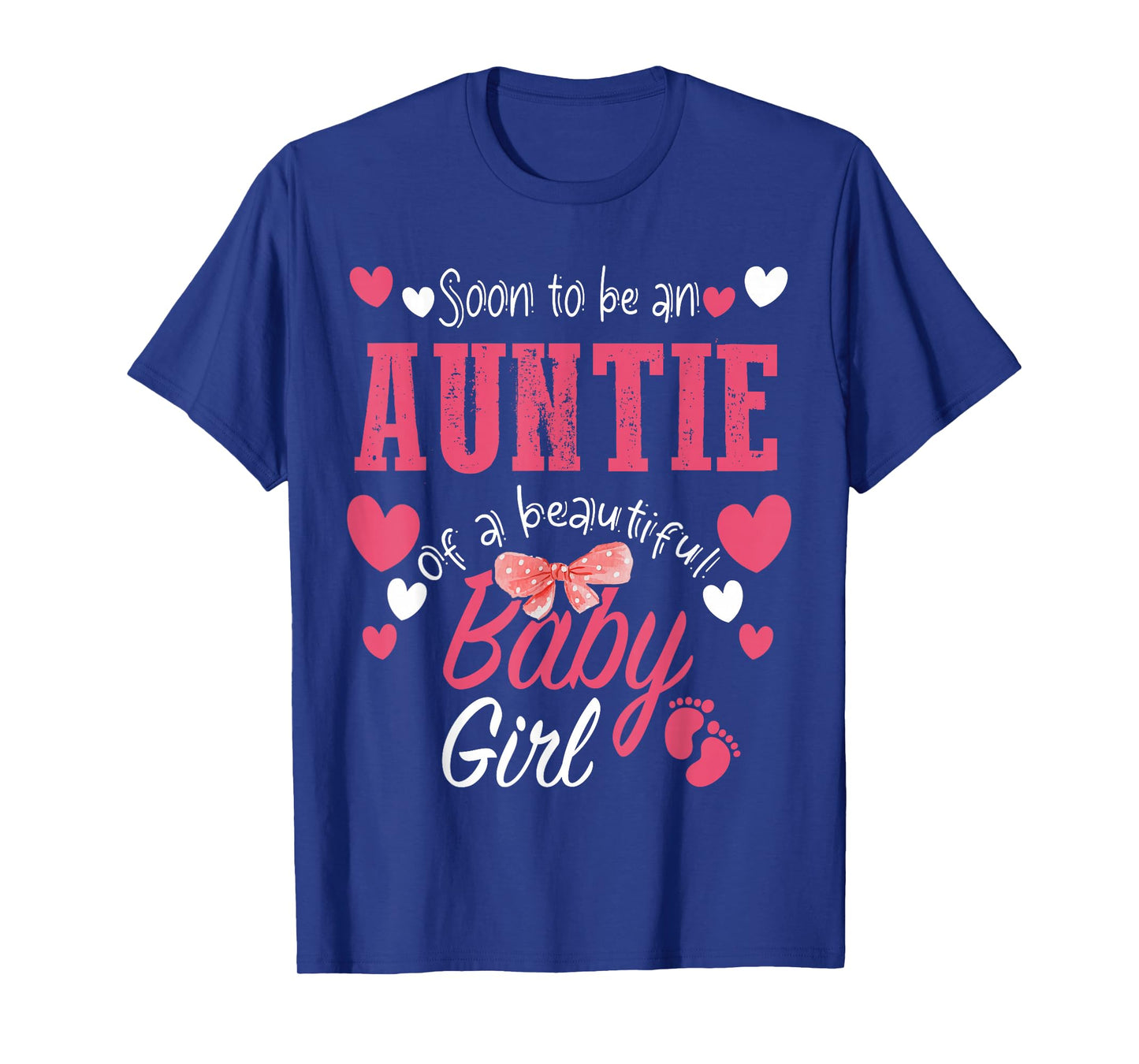 Soon To Be Auntie of Beautiful Baby Girl Gender Reveal 2025 T-Shirt