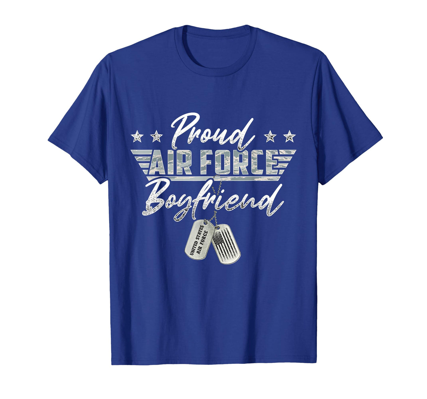 Proud Air Force Boyfriend Military Air Force Family Matching T-Shirt