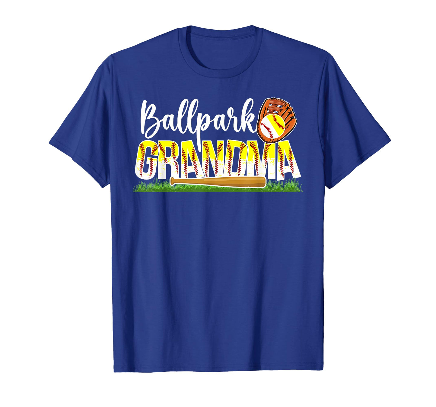 Ballpark Grandma Softball Baseball Grandma Of Ballers T-Shirt