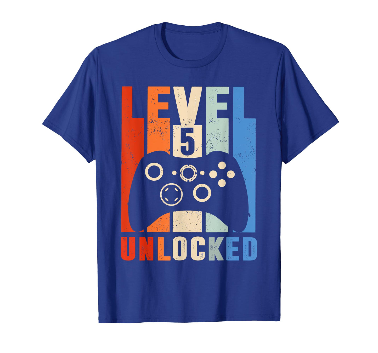 Level 5 Unlocked Shirt Funny Video Gamer 5th Birthday Gift T-Shirt