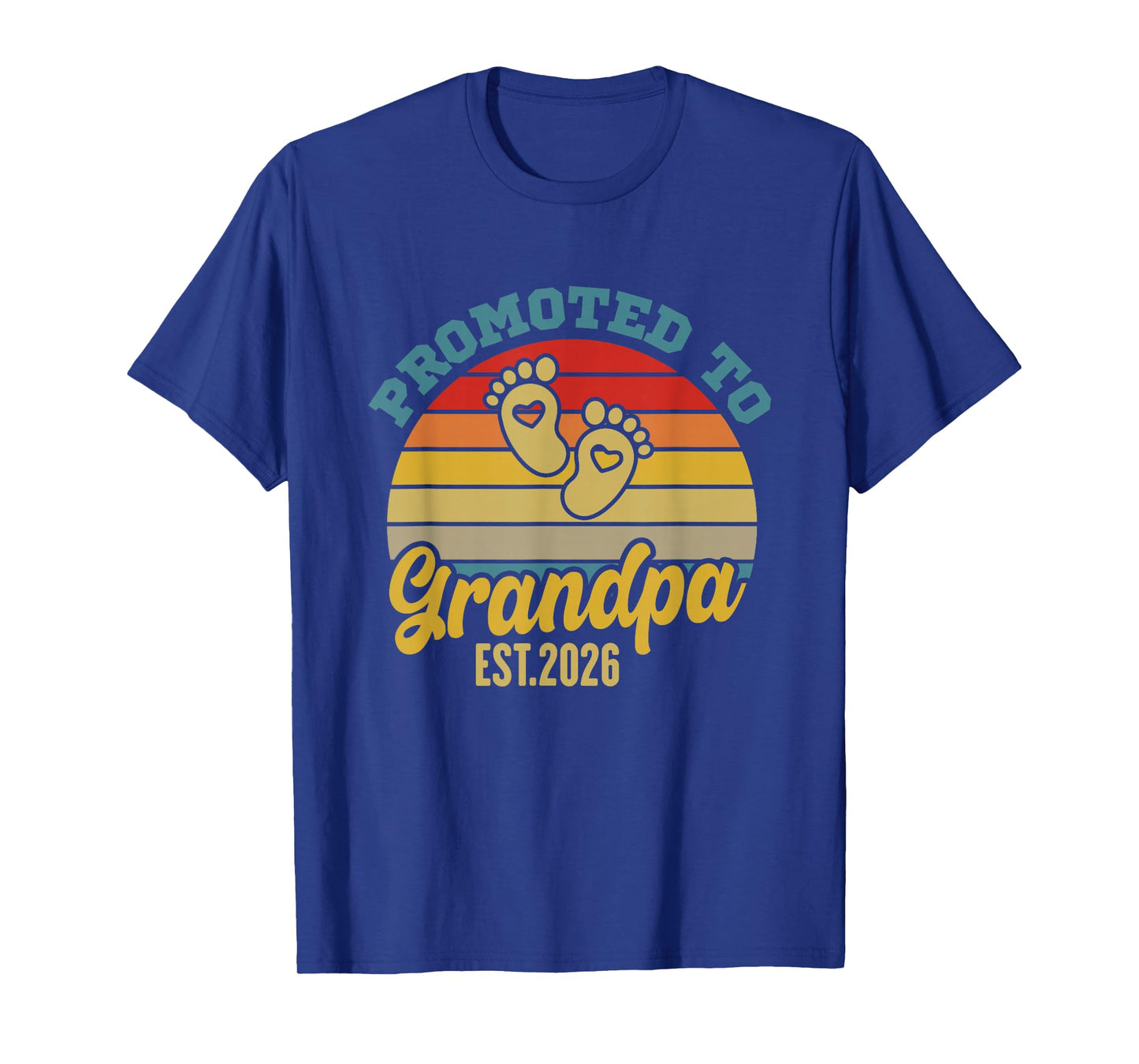 Promoted To Grandpa Est 2026 Great Grandpa Pregnancy Reveal T-Shirt