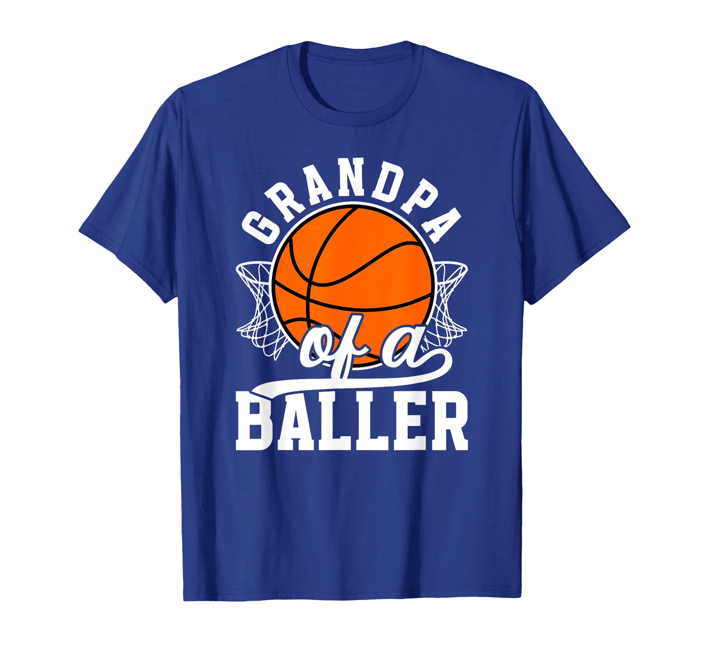Grandpa Of Baller Basketball Grandpa Of A Basketball Player T-Shirt