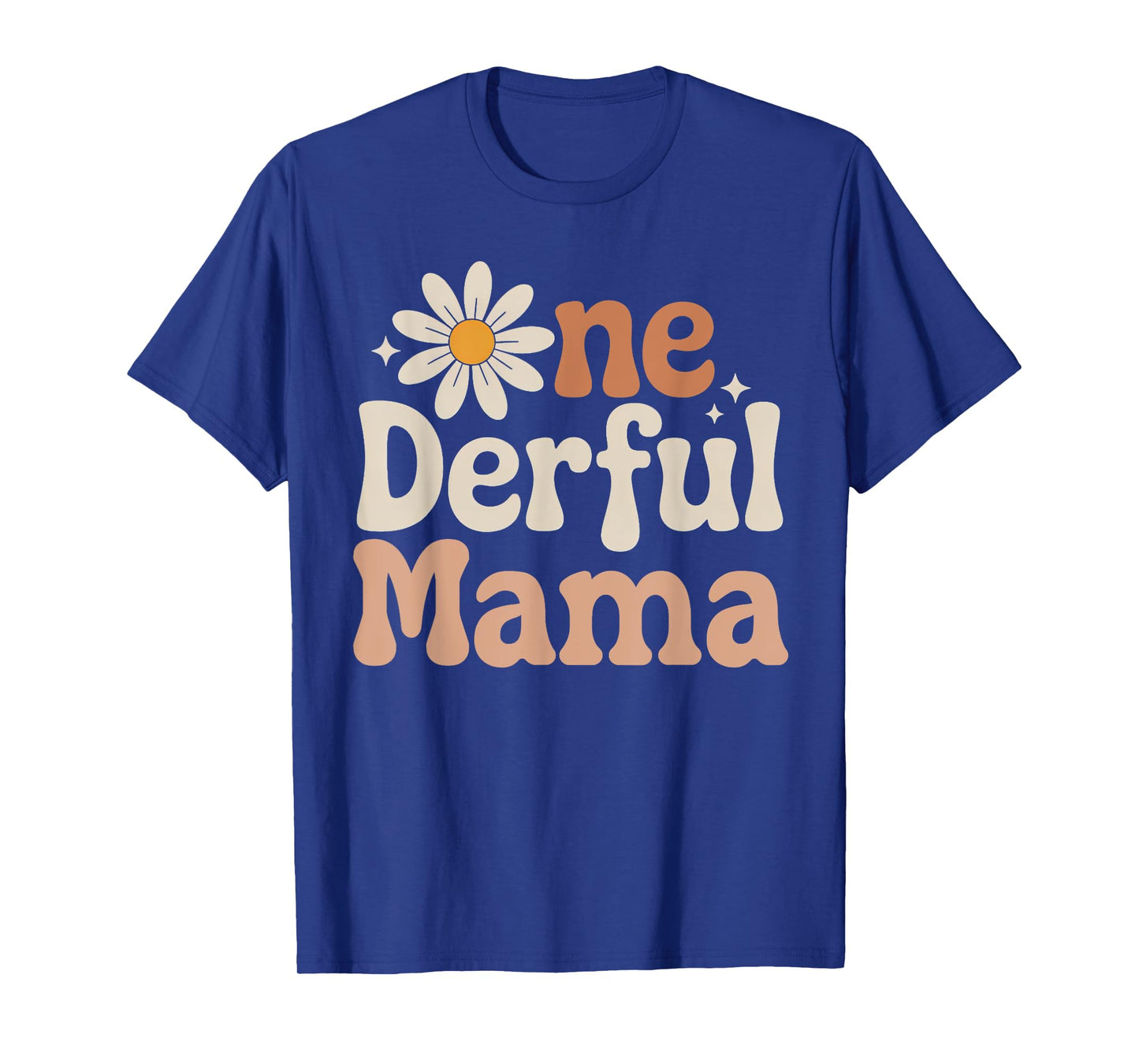 One derful Mama Wild One Daisy First Birthday Family Party T-Shirt