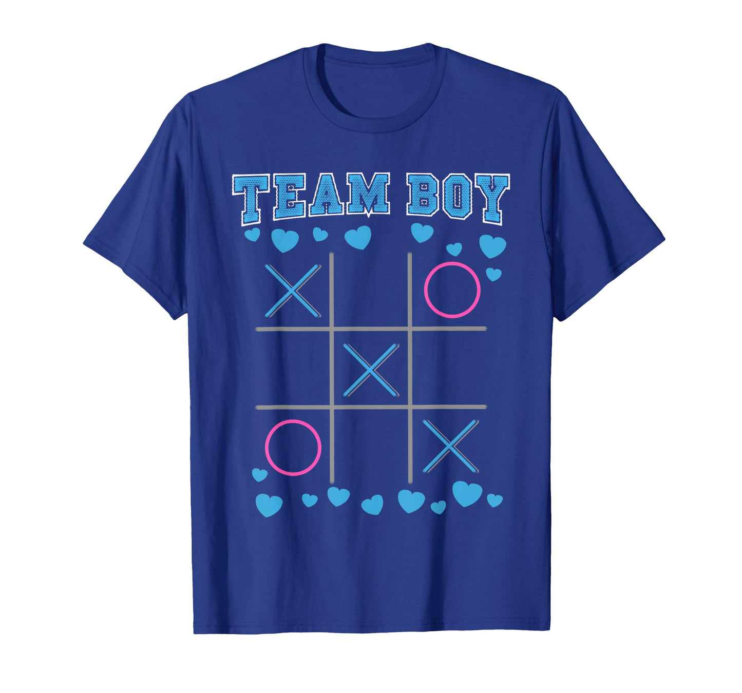 Cute Gender Reveal Baby Shower Party Team Boy Men Women Kids T-Shirt