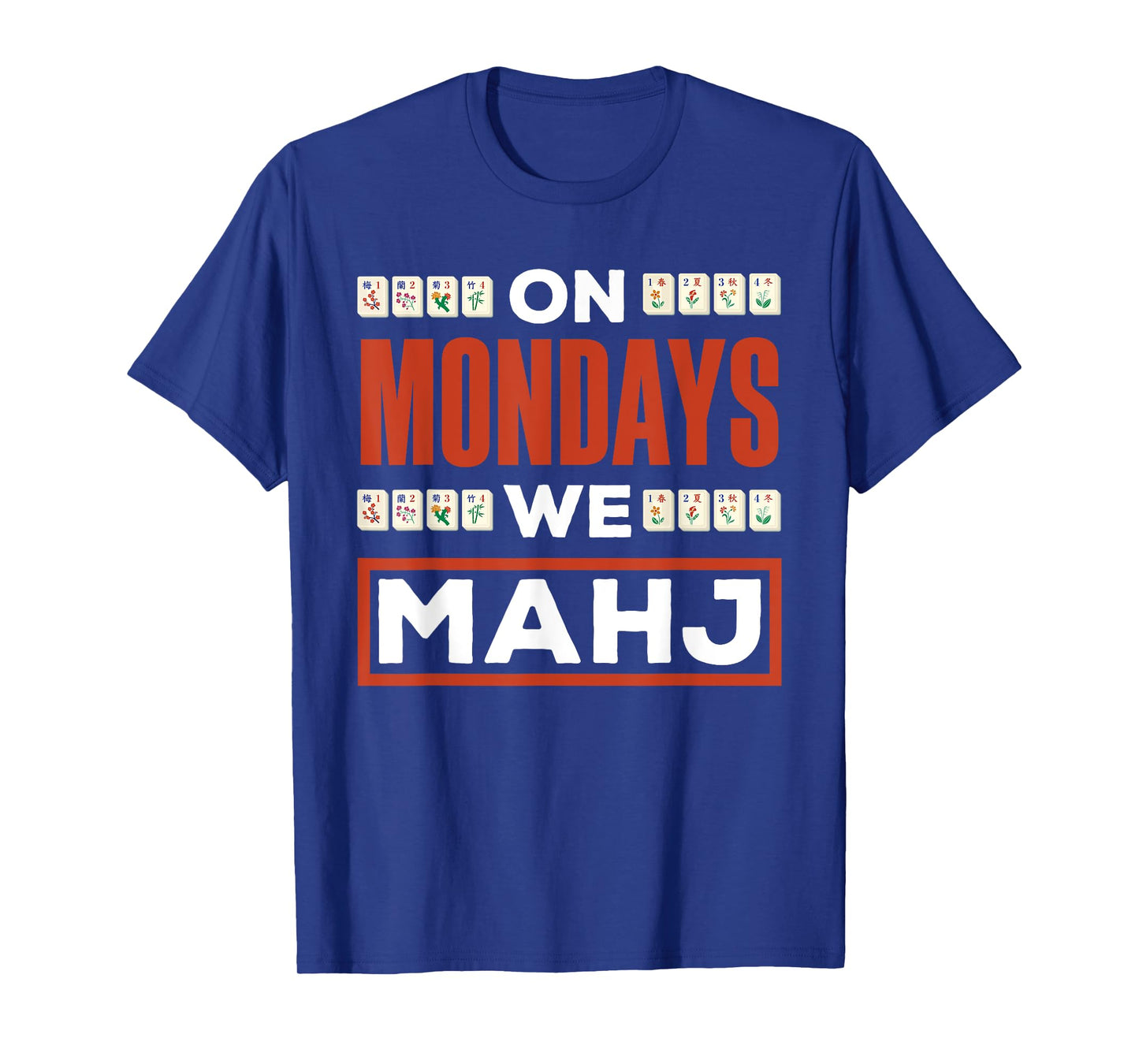 Mahjong American Tiles Player Apparel Men Women Board Games T-Shirt