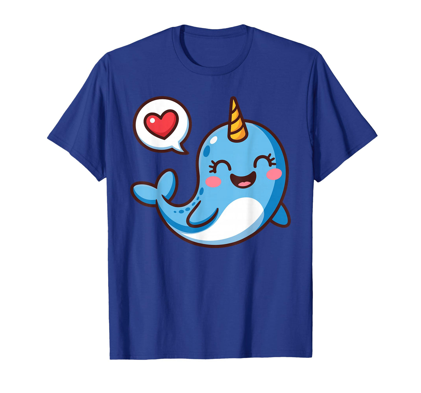 Funny Narwhal Art for Men Women Kids Narwhal Lover Narwhal T-Shirt