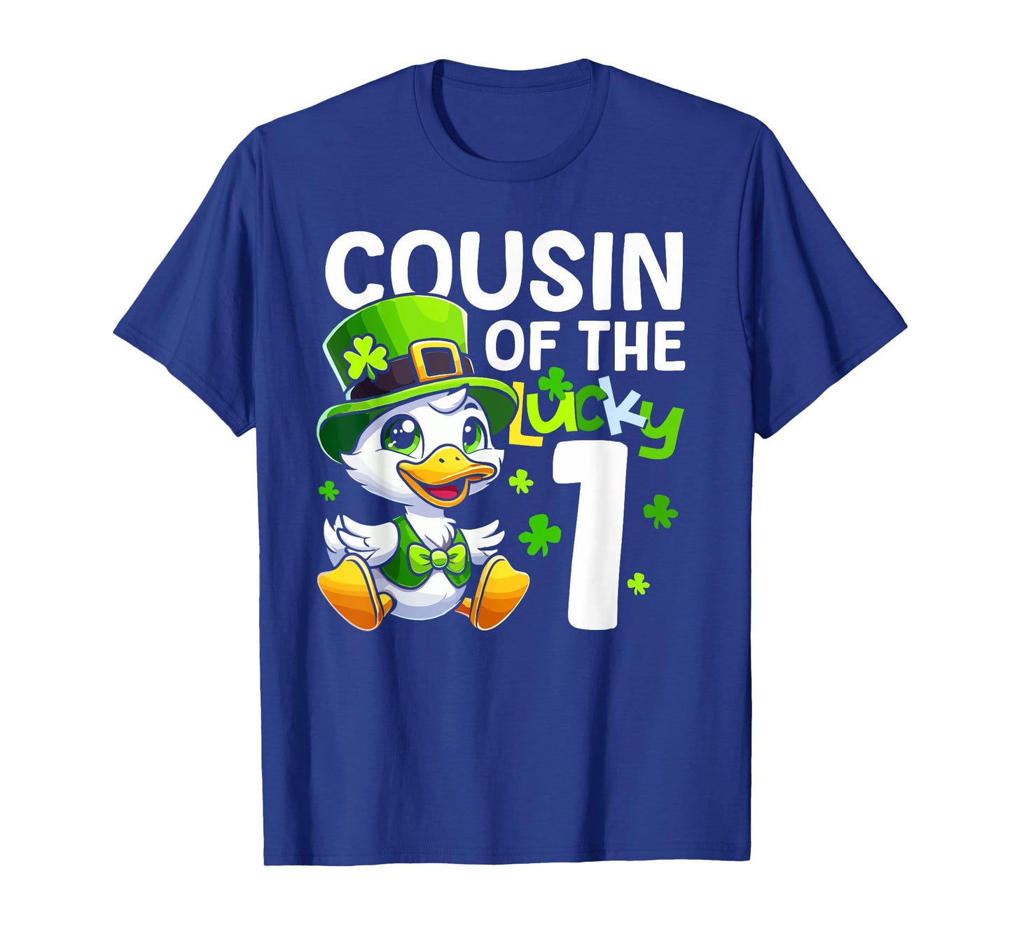 Cousin Of The Lucky One Duck 1st Birthday Party Matching T-Shirt