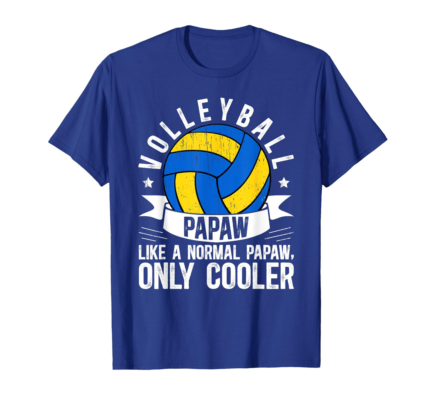 Cool Volleyball Papaw Of A Volleyball Player Papaw T-Shirt