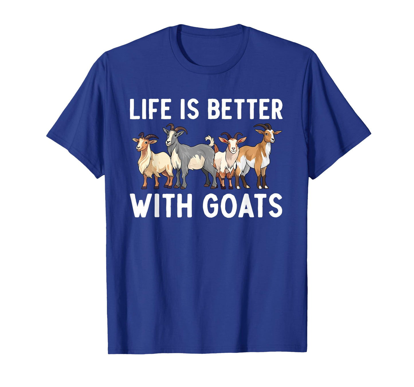 Cool Goat Design For Men Women Farm Animal Pygmy Goat Lover T-Shirt