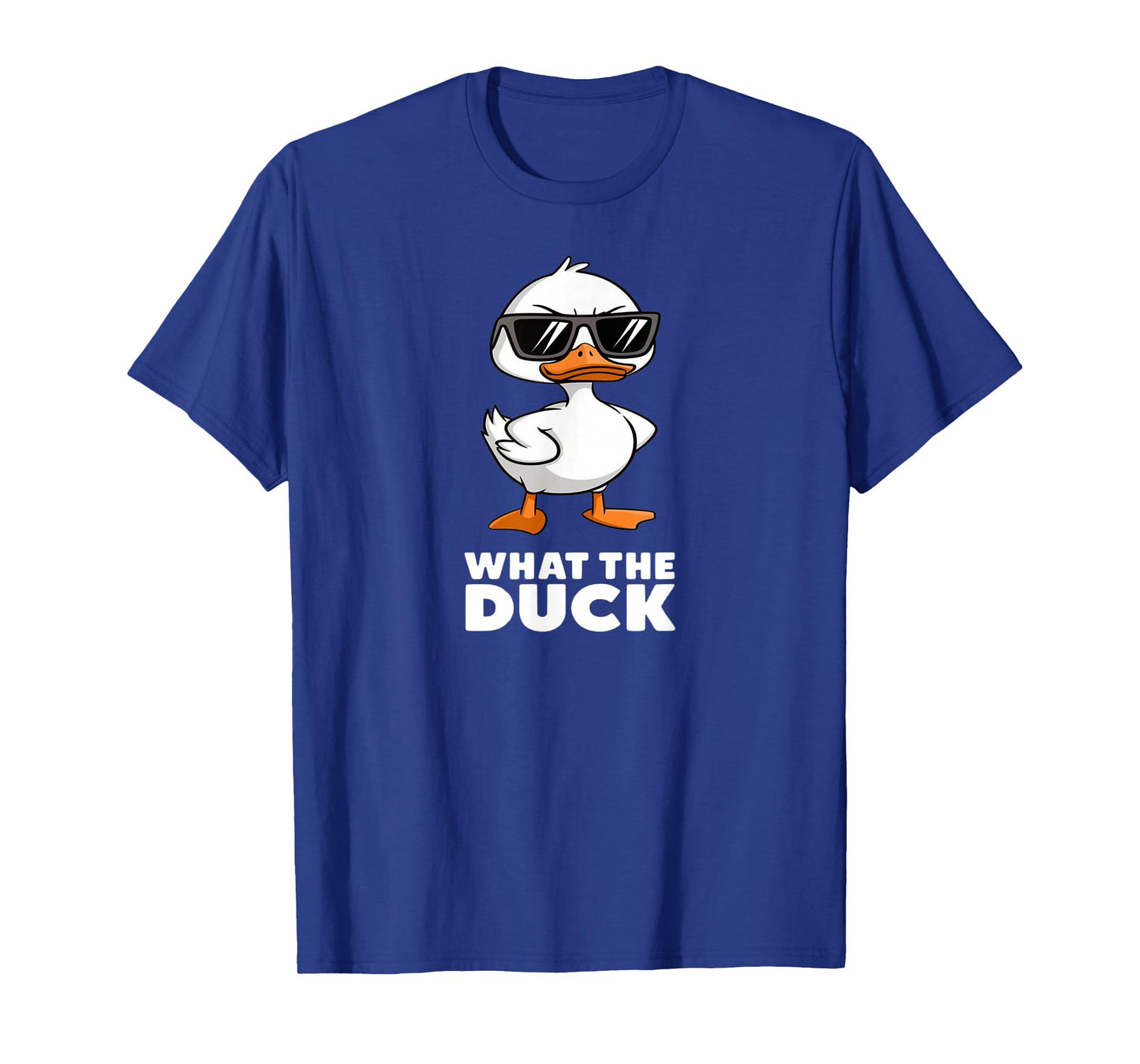 Delightfully Different World What the Duck T-Shirt - Unisex-Adults, Black, Small, Short Sleeve, T-Shirt