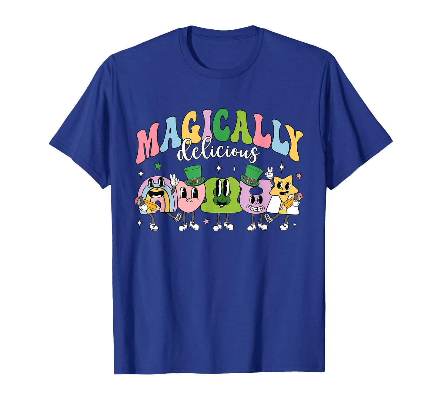 Lucky Cereal Marshmallow Shapes Magically Charms Delicious T-Shirt
