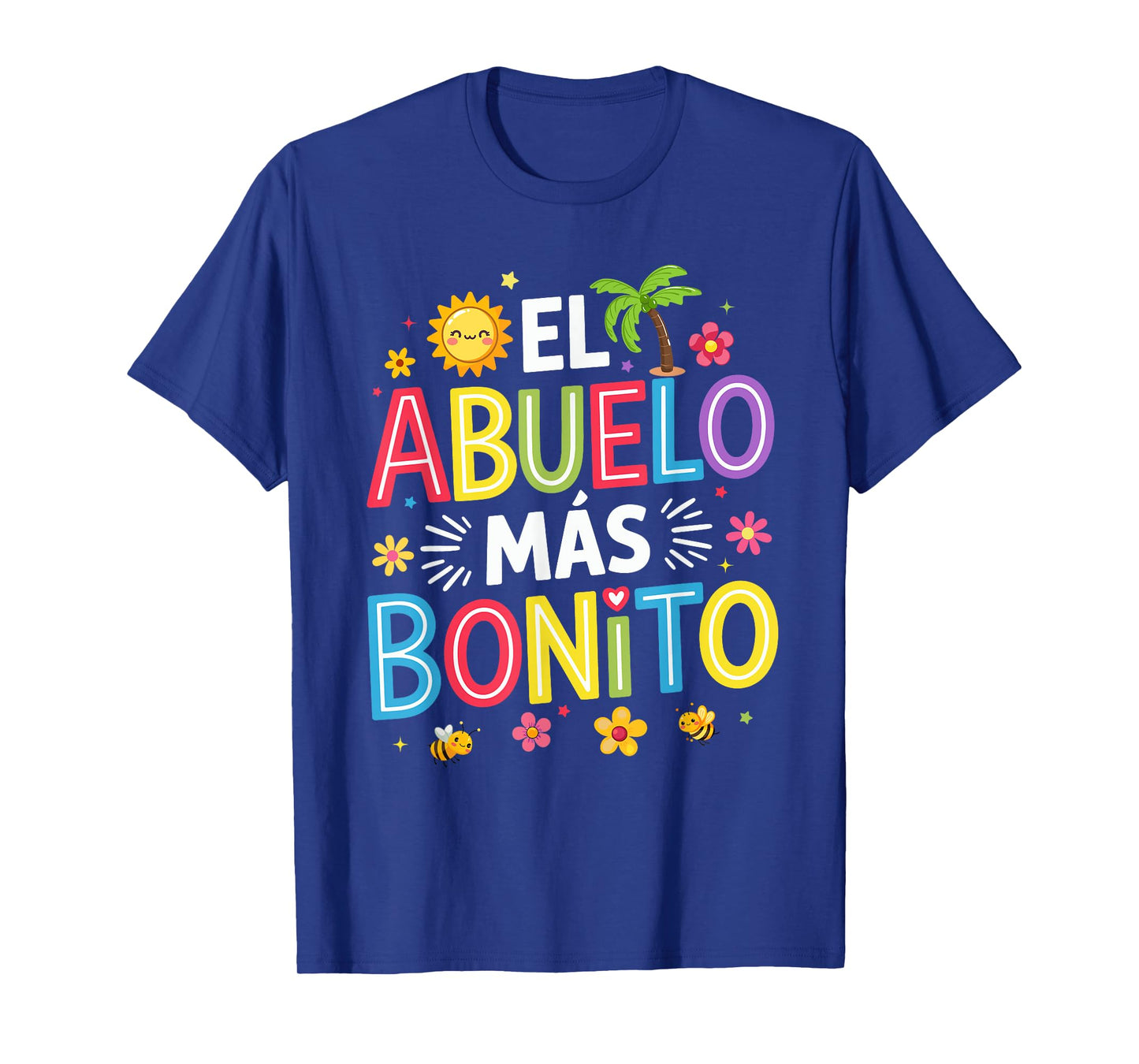 Spanish El Abuelo Más Bonito Father's Day Grandpa T-Shirt