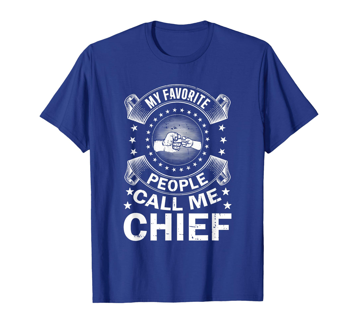My Favorite People Call Me Chief Vintage Men Father's Day T-Shirt