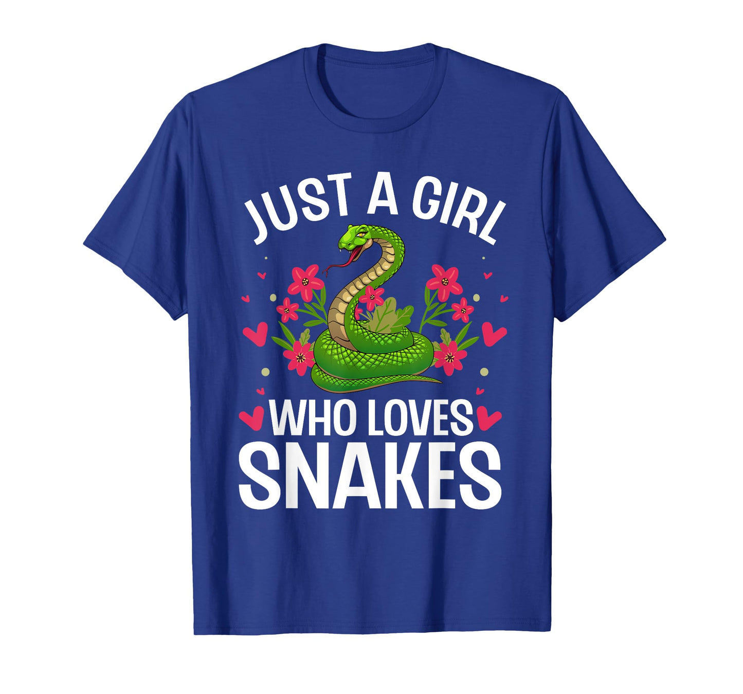 Funny Snake Design For Girls Women Snake Lover Kids Toddler T-Shirt