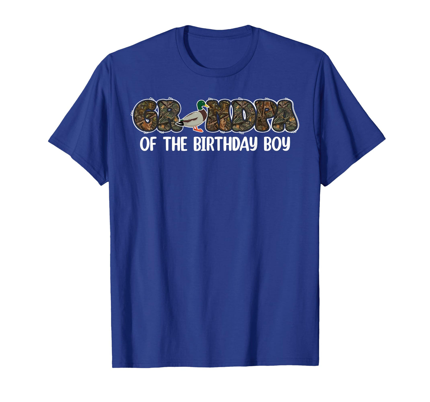 Grandpa Of The Birthday Boy One Lucky Duck 1st Birthday T-Shirt