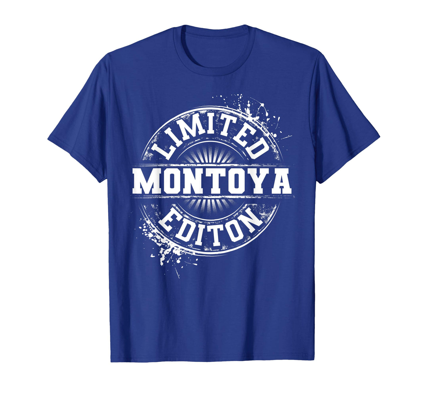 MONTOYA Funny Surname Family Tree Birthday Reunion Gift Idea T-Shirt