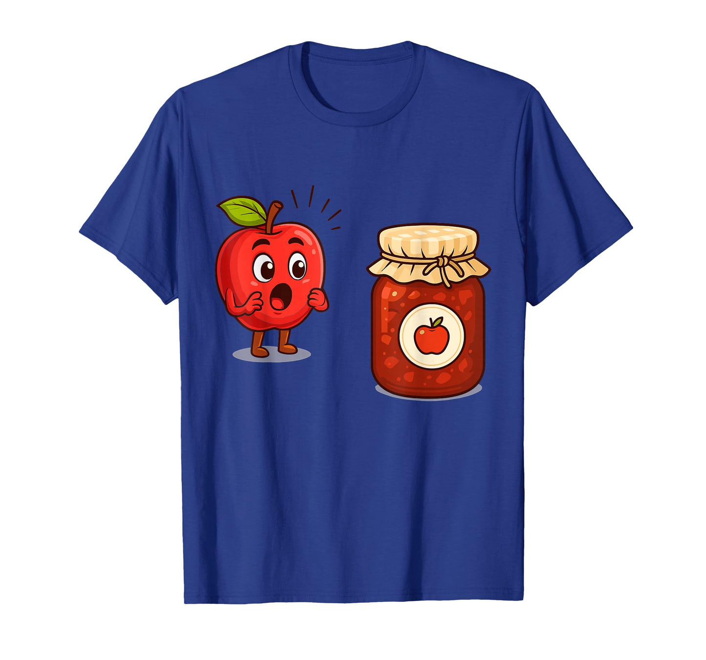 Funny Apple Jam Cute Shocked Fruit Humor Apple Orchards T-Shirt
