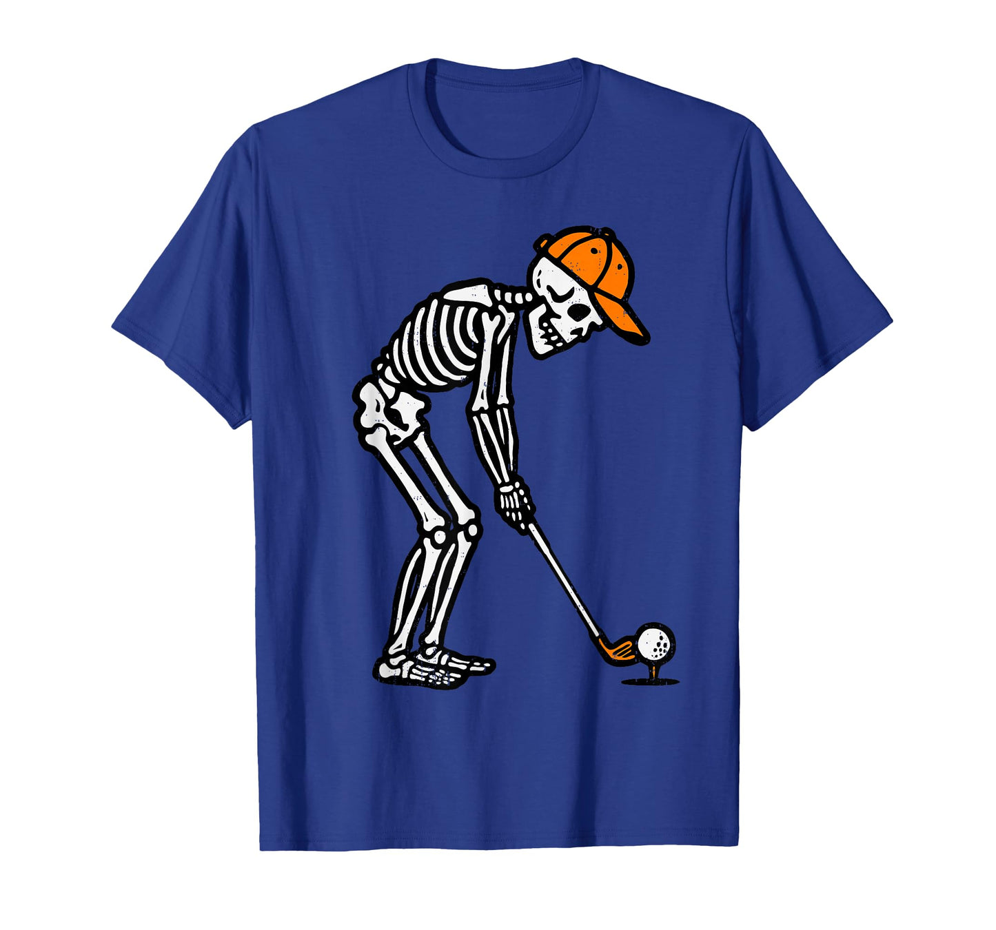 Skeleton Golf Halloween Golfer Costume Dad Mens Boys Kids T-Shirt