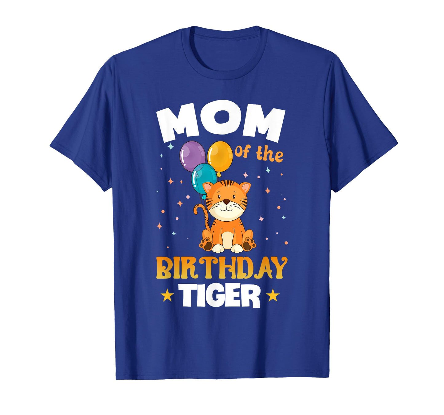 Funny Mom Of The Birthday Tiger Family Party T-Shirt