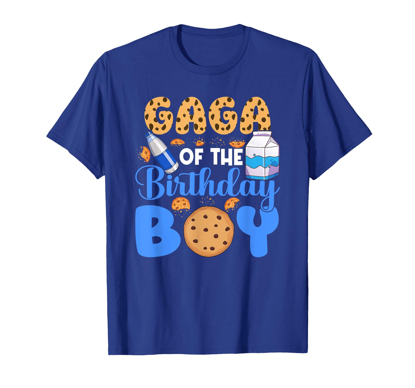 Gaga of The Birthday Boy Milk and Cookies 1st Birthday T-Shirt
