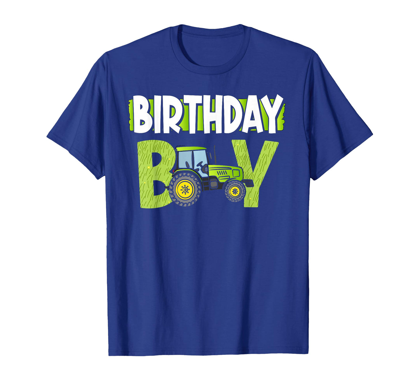 Birthday Boy Family Matching Tractors Farm Trucks Bday T-Shirt