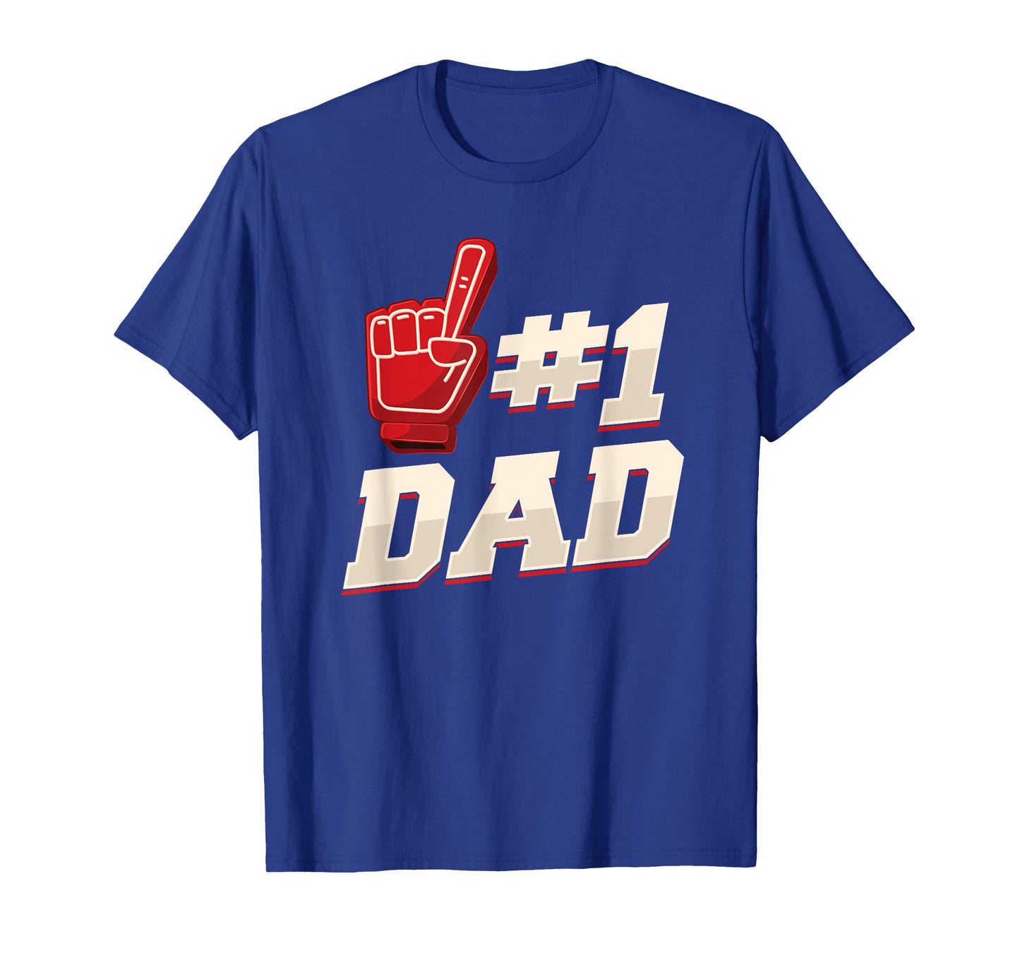 Athletic #1 Dad Number 1 Father Dad Father Father's Day T-Shirt