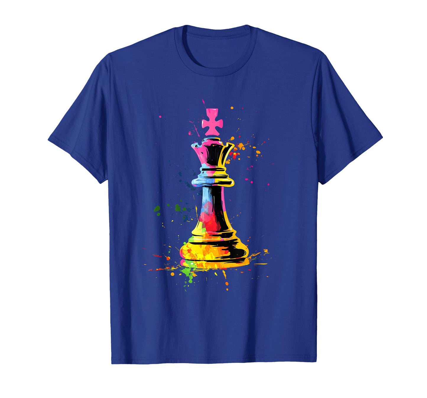 Colorful Chess Piece Chess Player T-Shirt