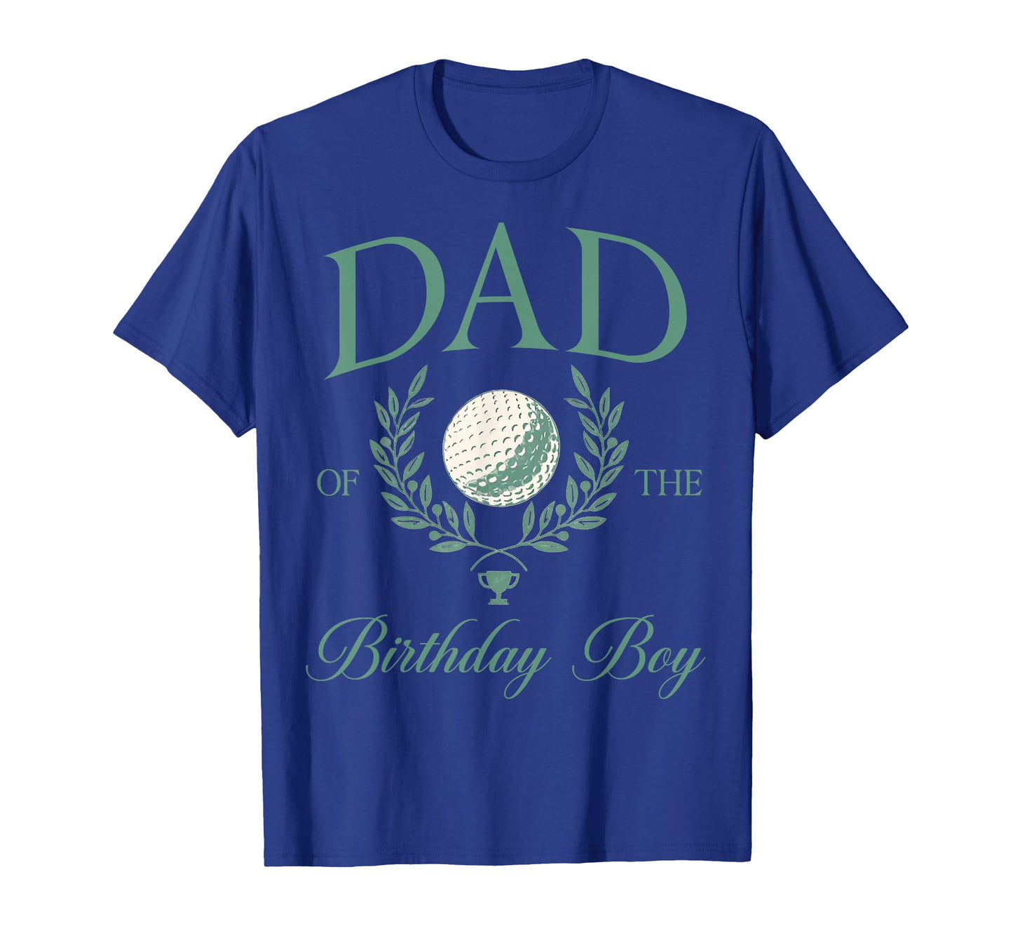 Dad of The Birthday Boy Hole in One Golf Family Matching T-Shirt