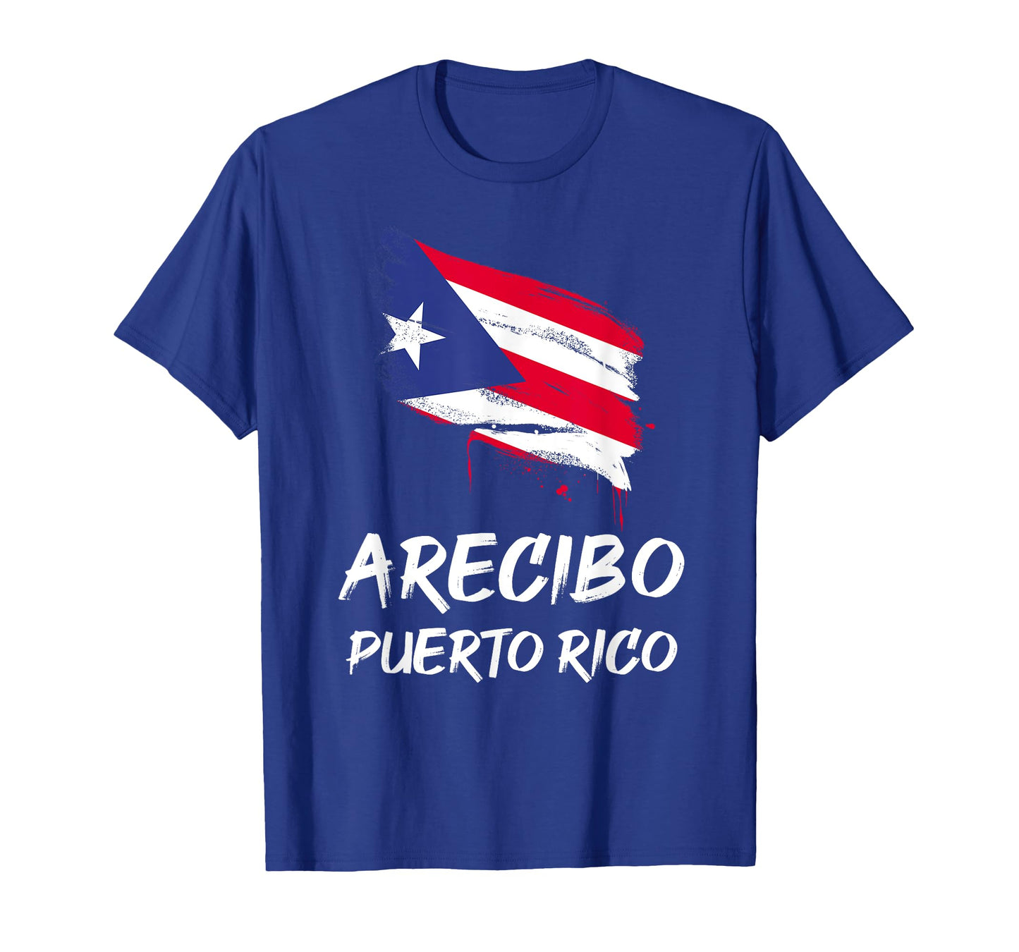 Arecibo Puerto Rico PR Puerto Rican Heritage Flag T-Shirt