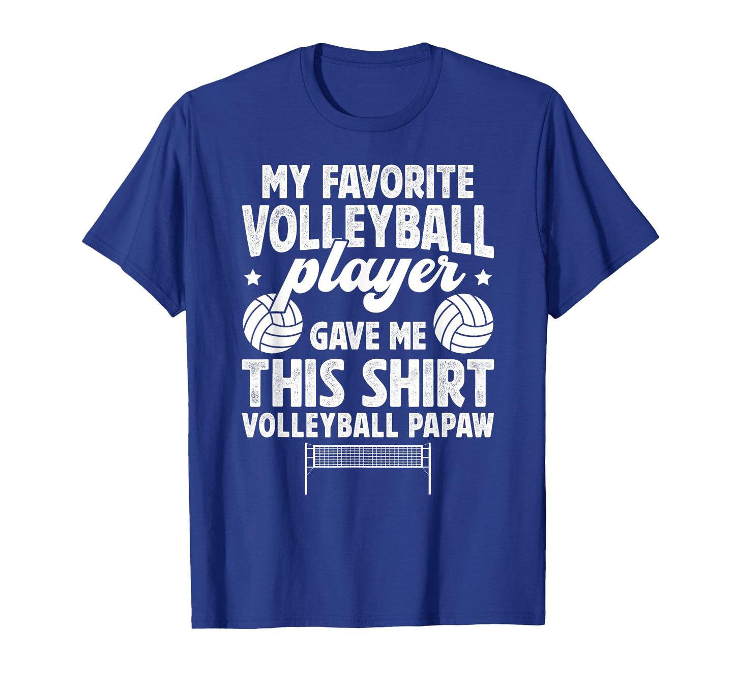 Volleyball Papaw Proud Papaw Of A Volleyball Player T-Shirt