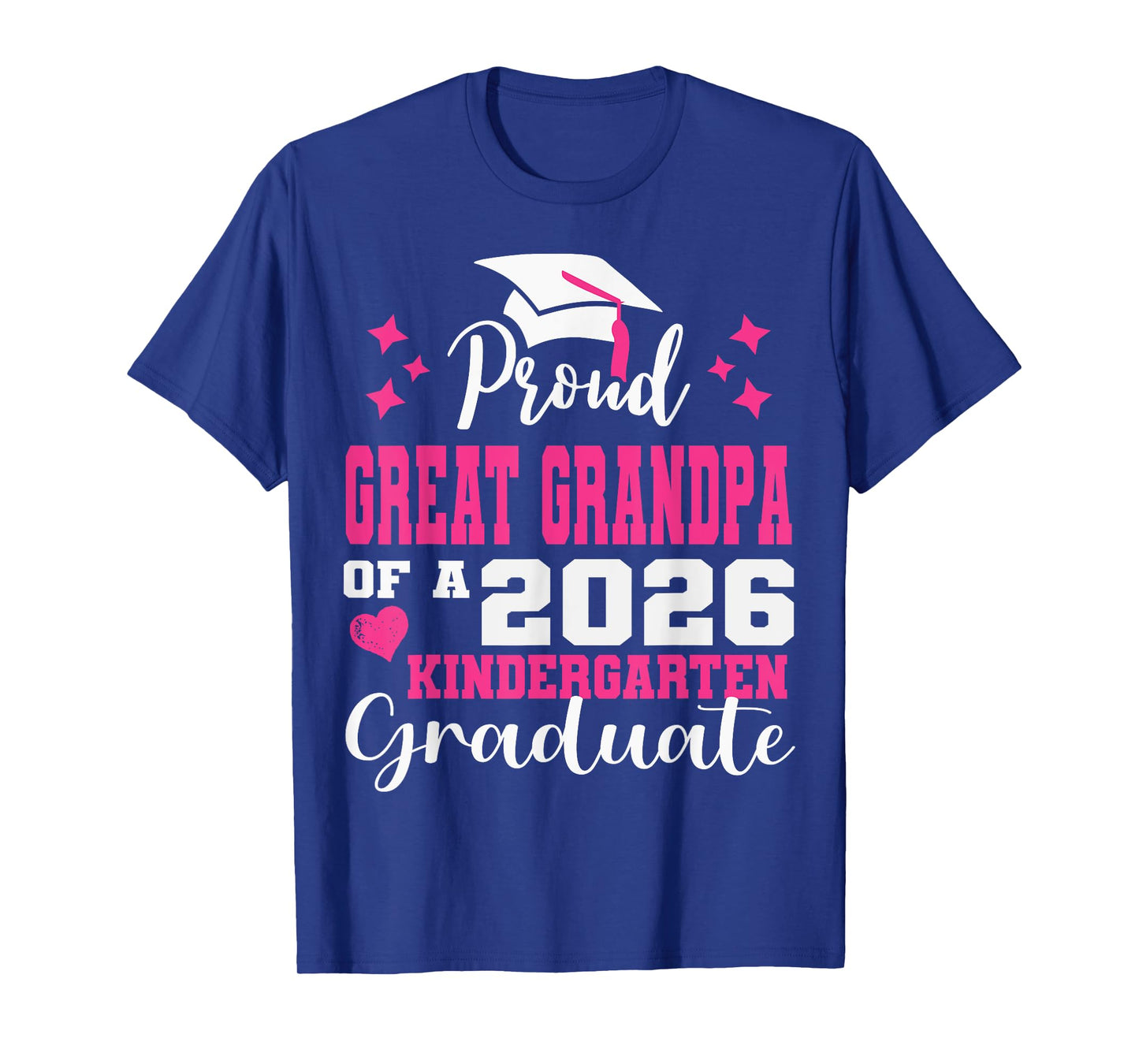 Proud Great Grandpa of Kindergarten Graduate 2026 Graduation T-Shirt