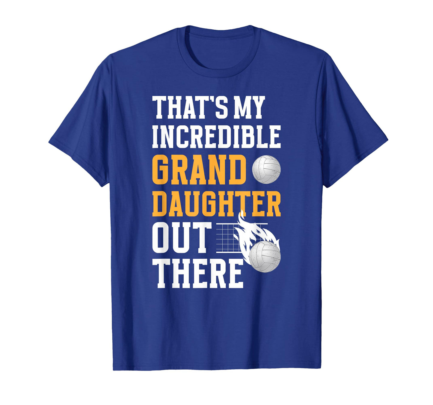 My Granddaughter Volleyball Grandpa Of A Volleyball Player T-Shirt