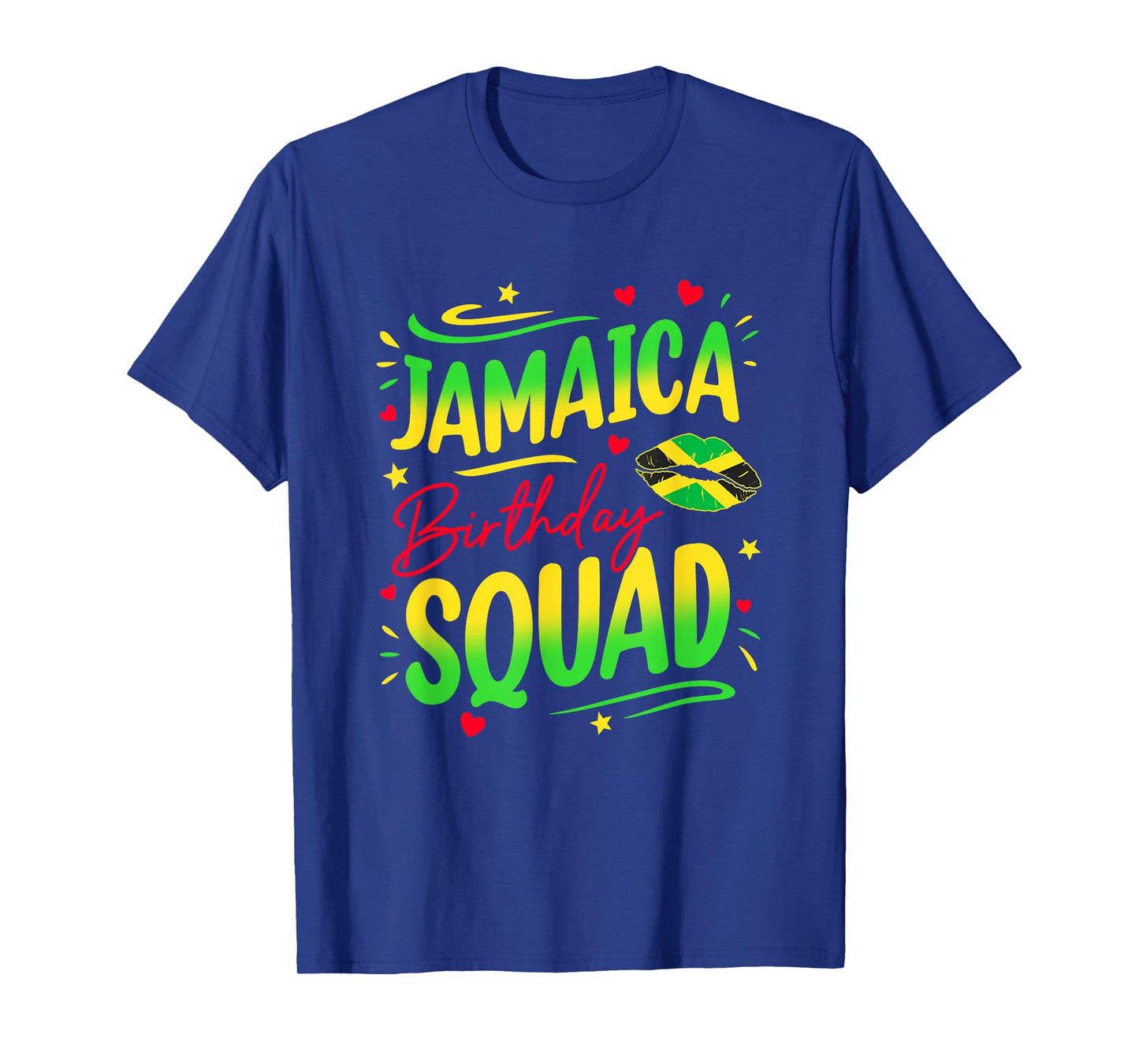 Jamaica Birthday Squad Girls Trip 2025 Women Vacation Party T-Shirt