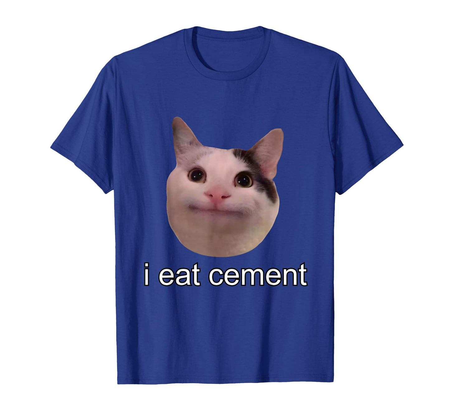 I Eat Cement Cursed Cat Funny Oddly Specific Meme T-Shirt