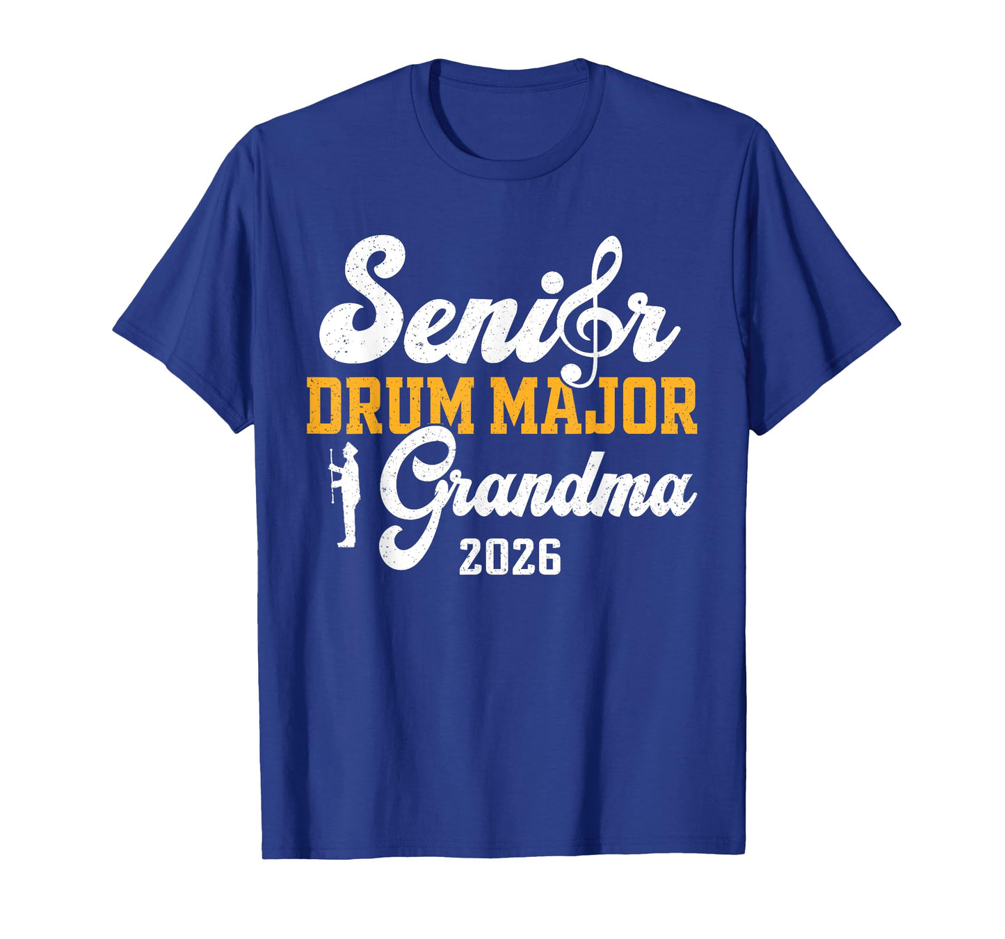 Senior Drum Major Grandma 2026 Graduation Matching Family T-Shirt