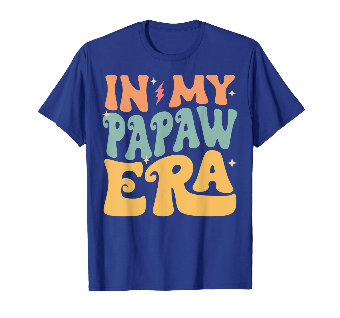In My PAPAW Era Groovy Funny Grandpa Father's Day T-Shirt