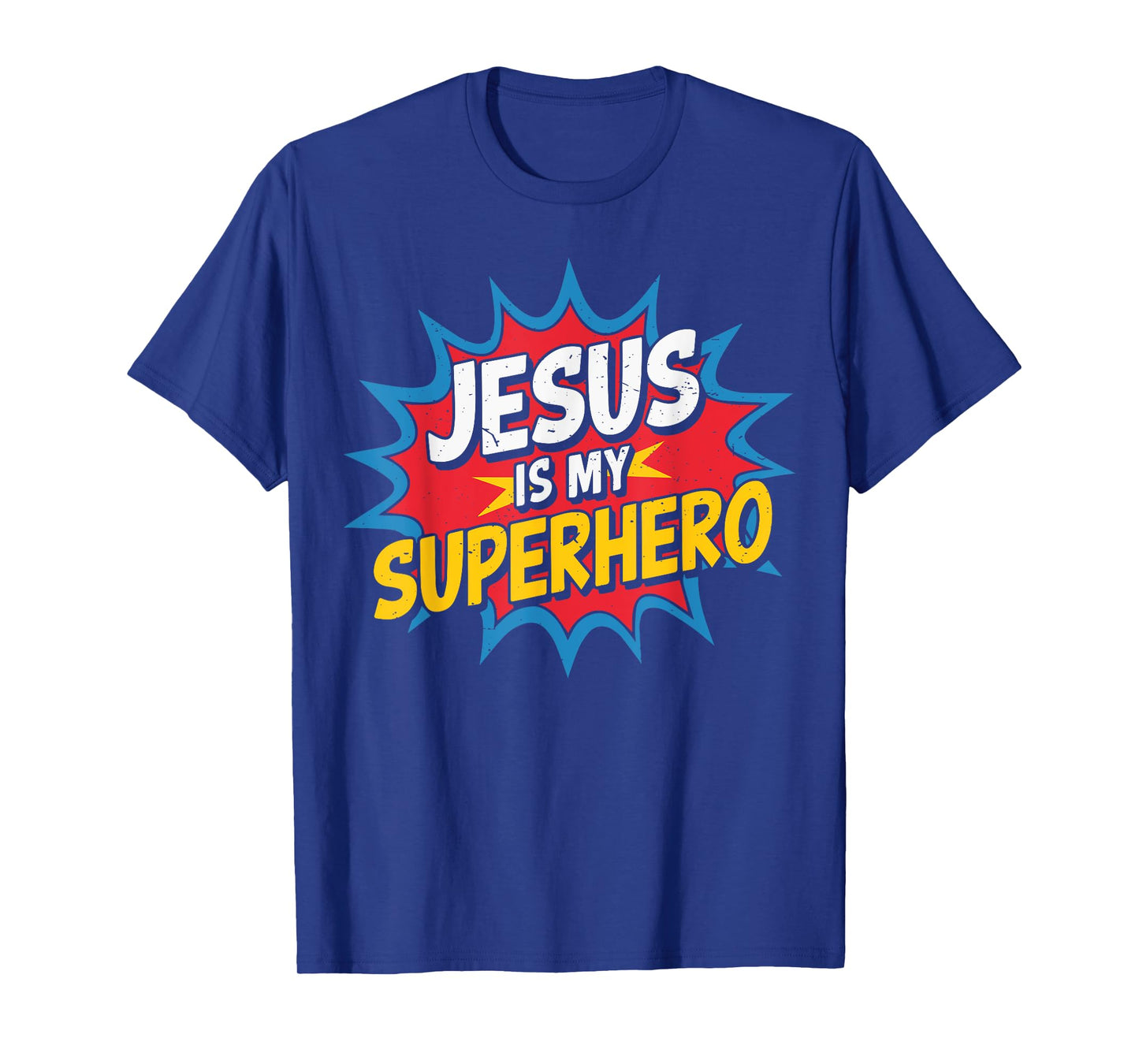 Toddler Jesus is My Superhero Christian God Son Brother Kids T-Shirt