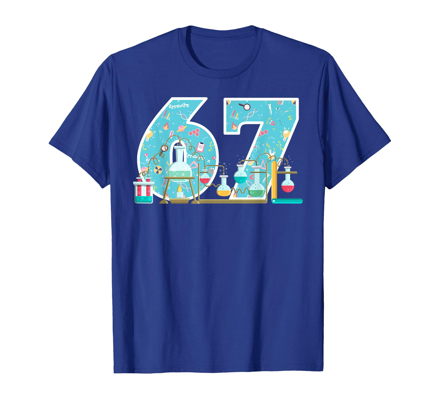 Scientist 67 Birthday Party Lab STEM Chemistry Science Theme T-Shirt