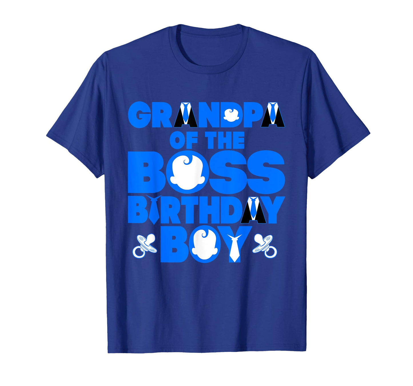 Grandpa Of The Boss Birthday Boy Baby Family Decorations T-Shirt