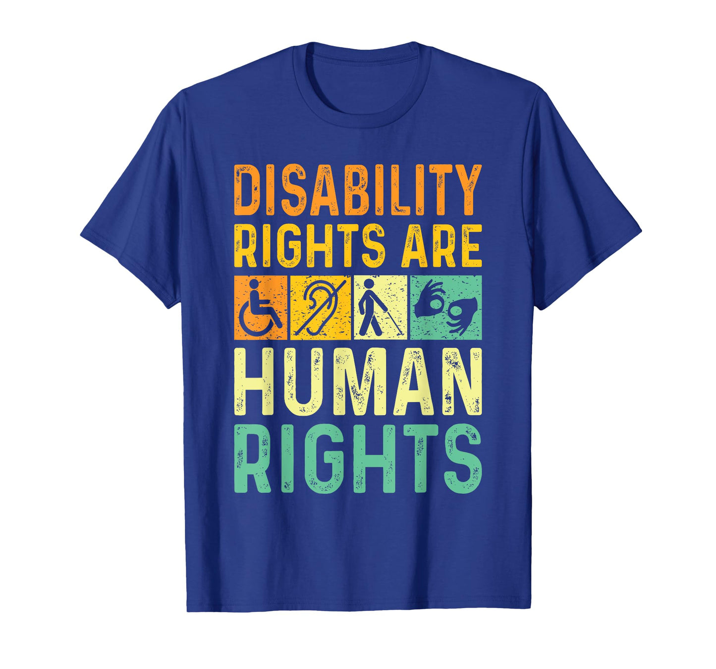 Cool Disability Rights Are Human Rights Support Caregivers T-Shirt