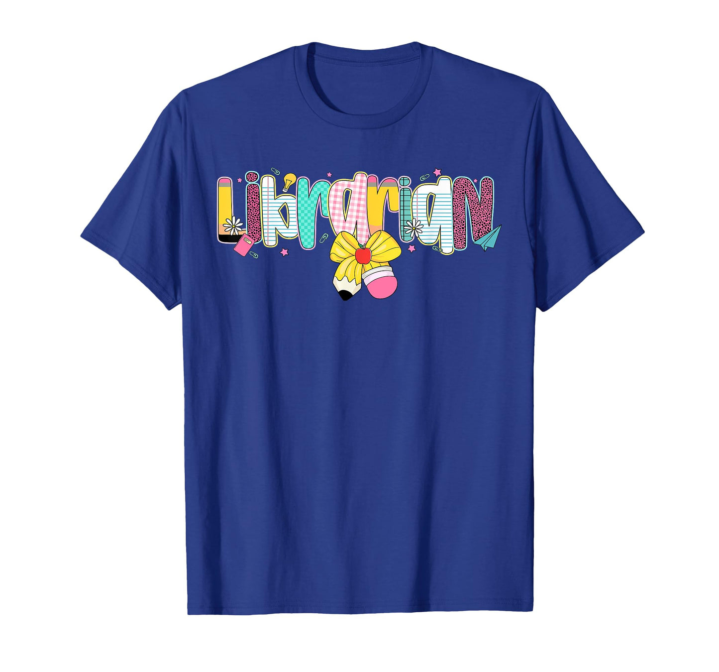 Librarian Coquette Bow Back To School First Day Of School T-Shirt