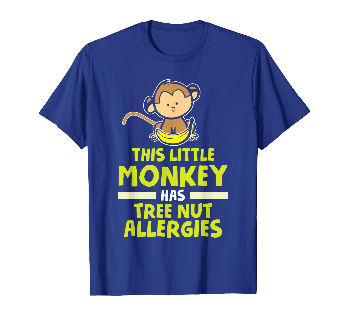 Little Monkey Has Tree Nut Allergies T-Shirt