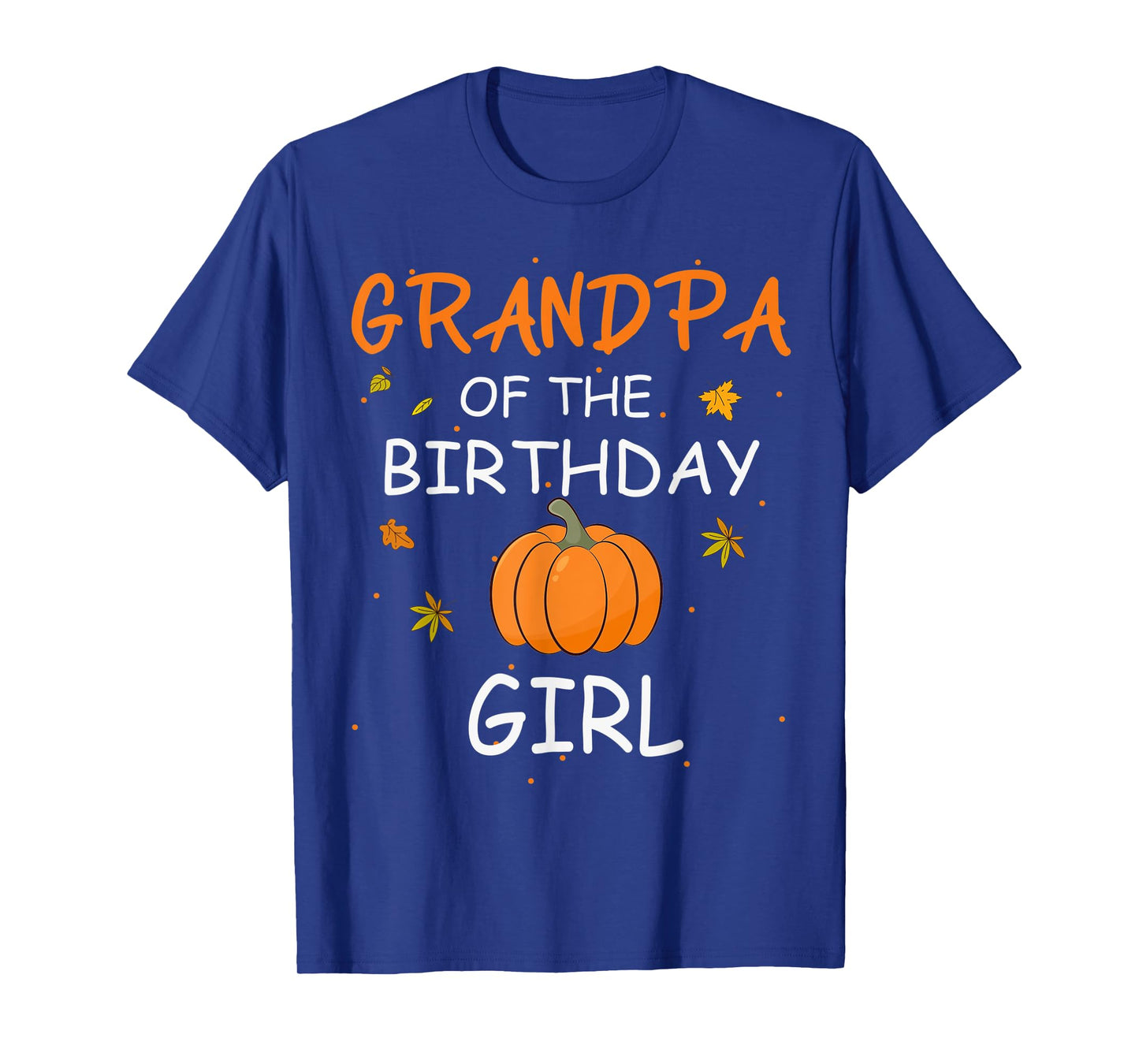 Grandpa of the Birthday Girl Pumpkin 1st Birthday Family T-Shirt